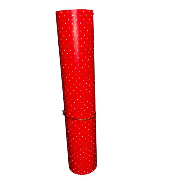 Vintage Valentine Day wrapping paper Paper Roll 20" Department Store Hearts Red - Picture 1 of 7